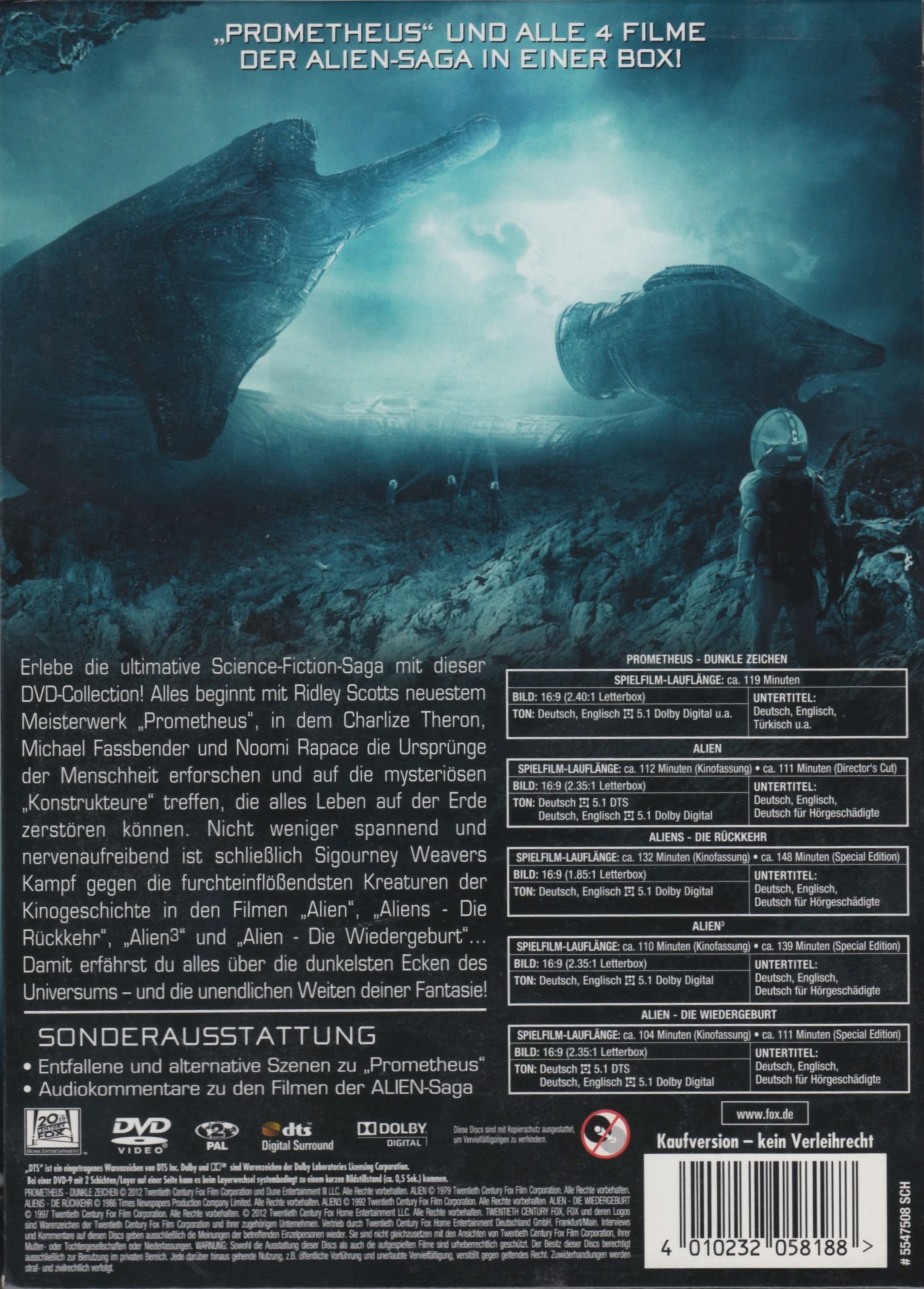 Prometheus to Alien: Evolution