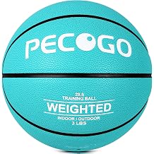 Size 6/7 Weighted Training Basketball 2.2/3/3.3 lbs - Heavy Indoor/Outdoor Basketball for Dribbling, Passing, Rebounding & Skill Development