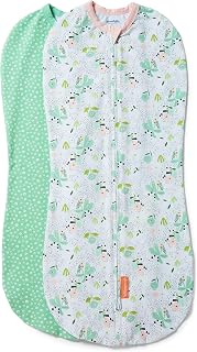SwaddleMe by Ingenuity Pod - Size Large, 3-6 Months, 2-Pack (Peekaboo Panda)