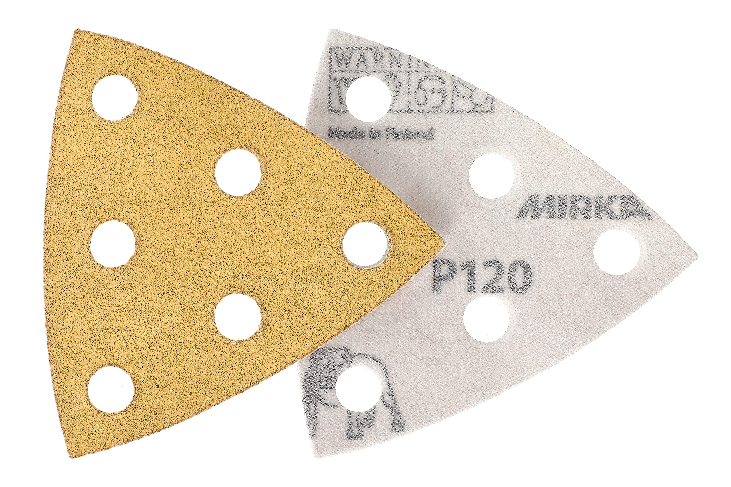 Mirka carta abrasiva Gold triangolo 93x93x93mm grana P120 100 pezzi