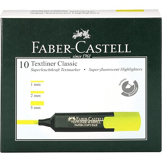 Faber-Castell Textliner Pack of 10