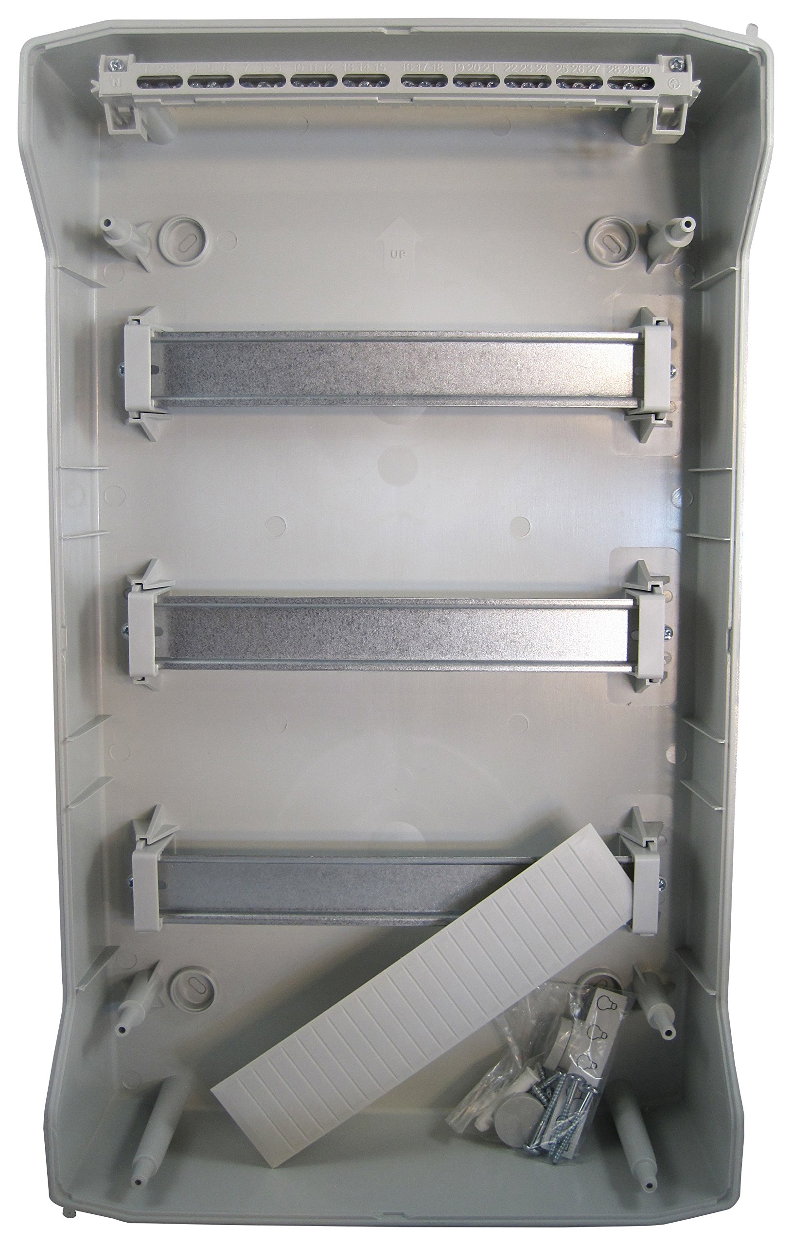 Boîte à fusibles en saillie IP65 pour pièces humides - Petit répartiteur - 1 à 4 rangées - 4 à 48 modules