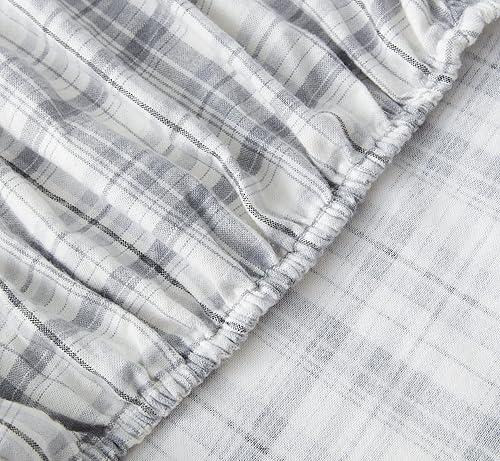 Miniatura 5 de Eddie Bauer - Juego de sábanas de tamaño individual, de franela de algodón cepillado para mayor suavidad, acogedora decoración para el hogar (Beacon