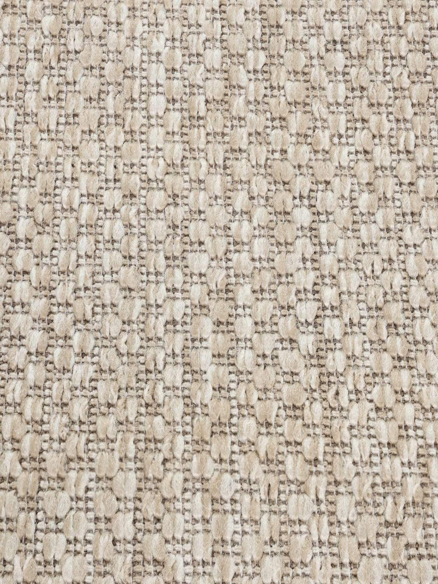 RugVista Clio, In & Outdoor-Teppich, Ø 250 cm, Rund, Niedriger Stapel, Patio, Nur Handwäsche, UV-beständig, Beige