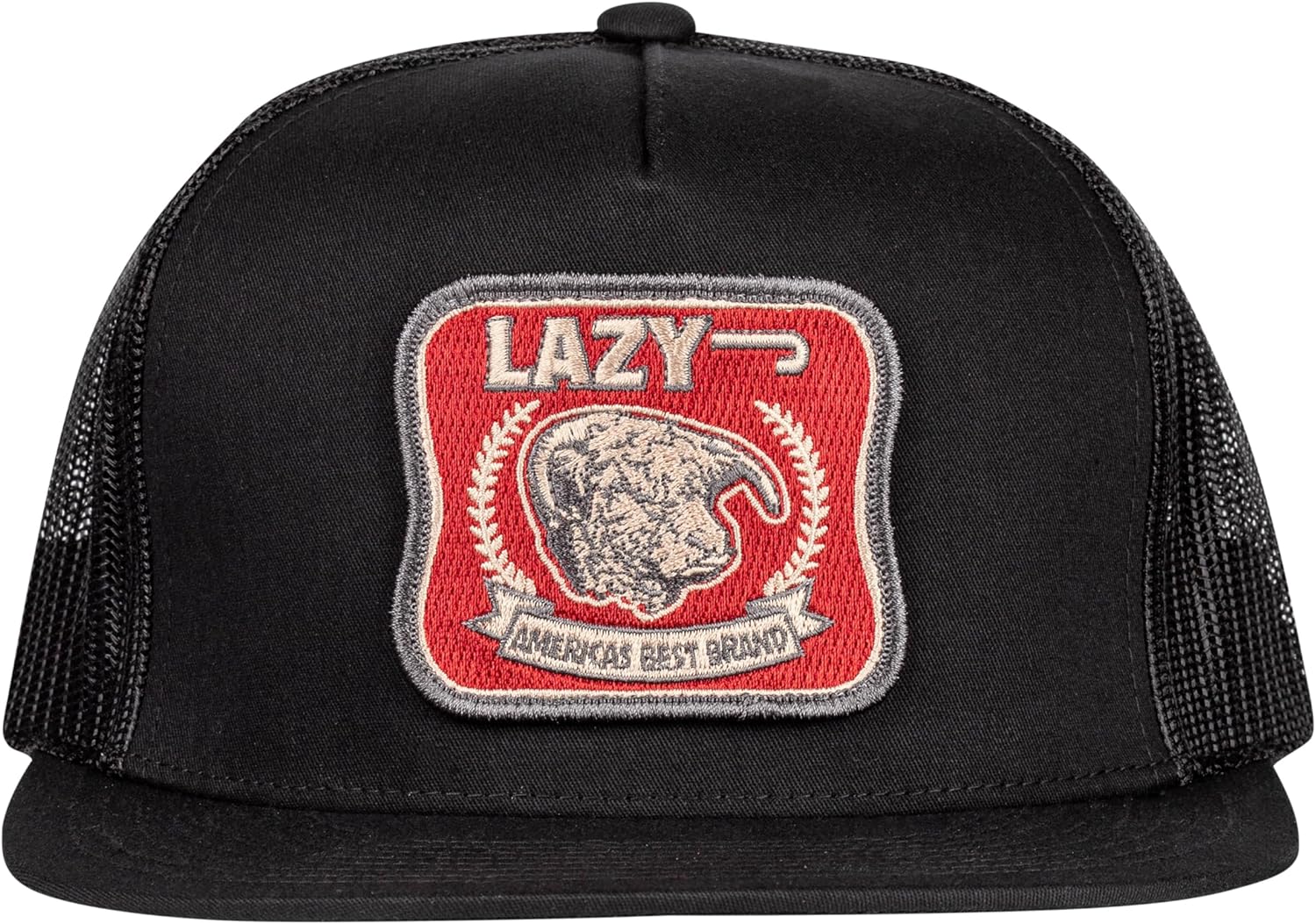 Lazy J Ranch America's Best Patch Classic Rope Trucker Hat- Adjustable Unisex Country Hats, Vintage Trucker Hat - Image 2