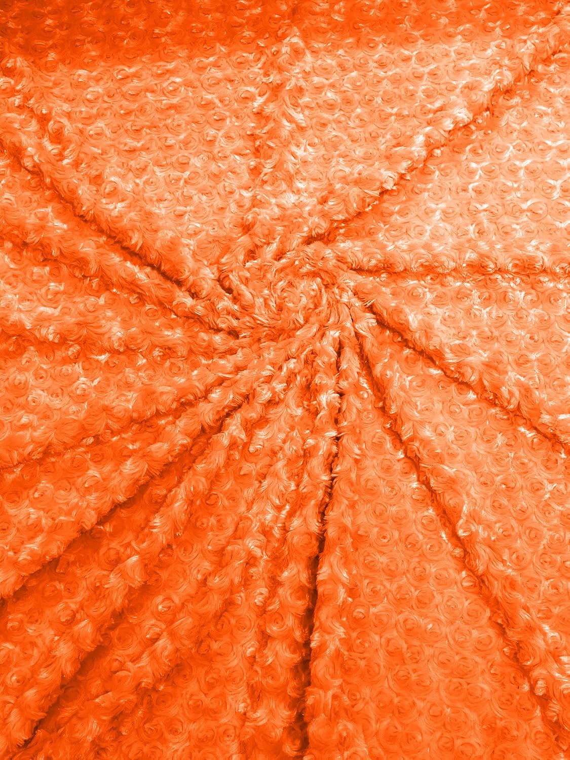 New Creations Fabric & Foam Inc, 58/59" Wide Snuggle Rosebud Soft Fabric (Purple, 3 Yards)