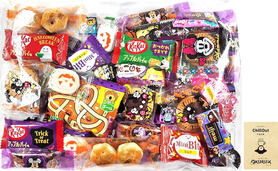Amazon.co.jp: OKURUX [約35個入] ハロウィン お菓子 詰め合わせ