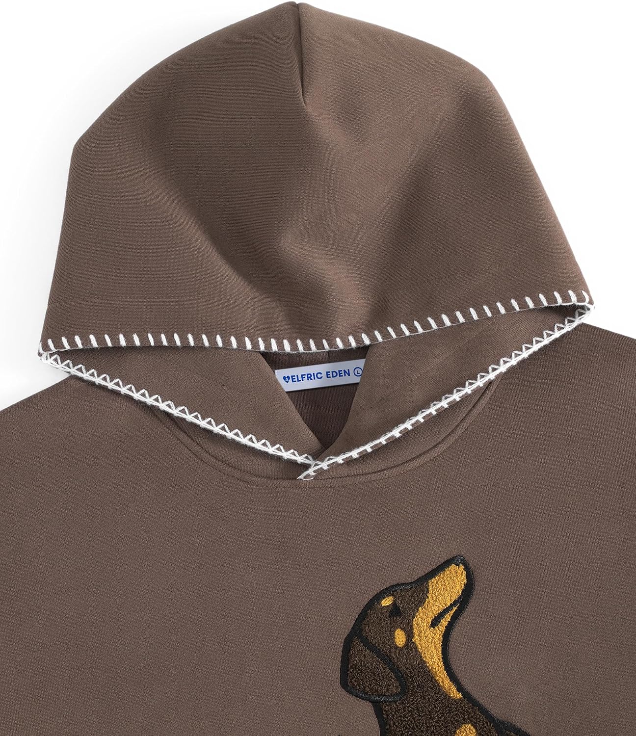 Aelfric Eden Dog Graphic Hoodies Unisex Oversized Dachshund Pullover Hoodie Y2k Streetwear Hooded Sweatshirt image 4