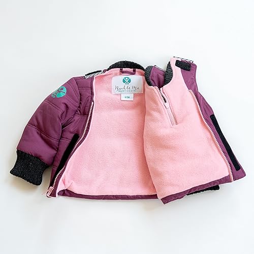 Miniatura 2 de Buckle Me Baby Coats Chaqueta de invierno de asiento de coche más seguro de cierre rápido para niño o niña, como se ve en Shark Tank