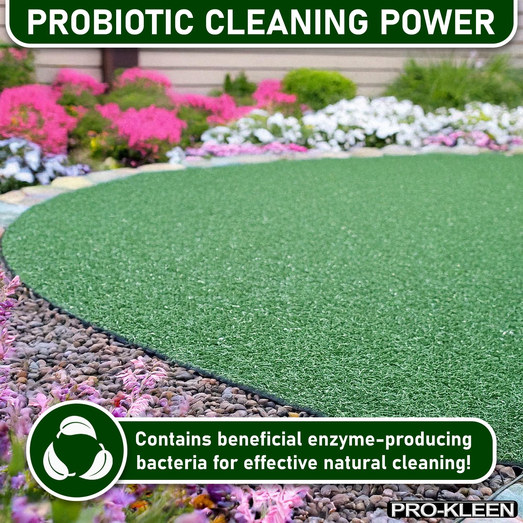 Pro-Kleen ProBio Artificial Grass Cleaner Probiotic Based Deodoriser Odour Eliminator 1L Non-Toxic Cruelty-free Child Pet Friendly - Image 4