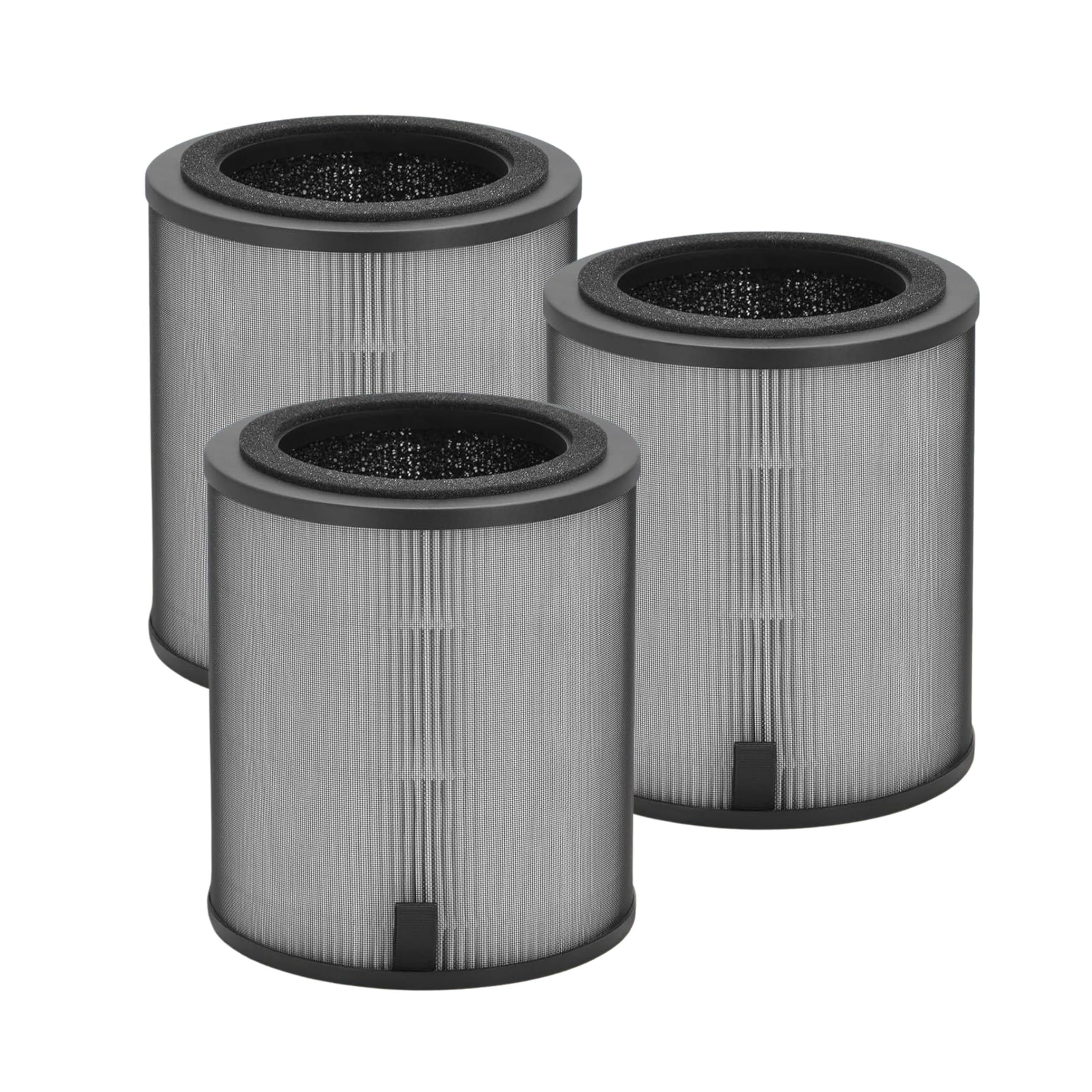 Nispira JF100 Replacement Filter for Jafända JF100 Air Purifier 3 Stage Filtration True HEPA Activated Carbon, 3 Pack
