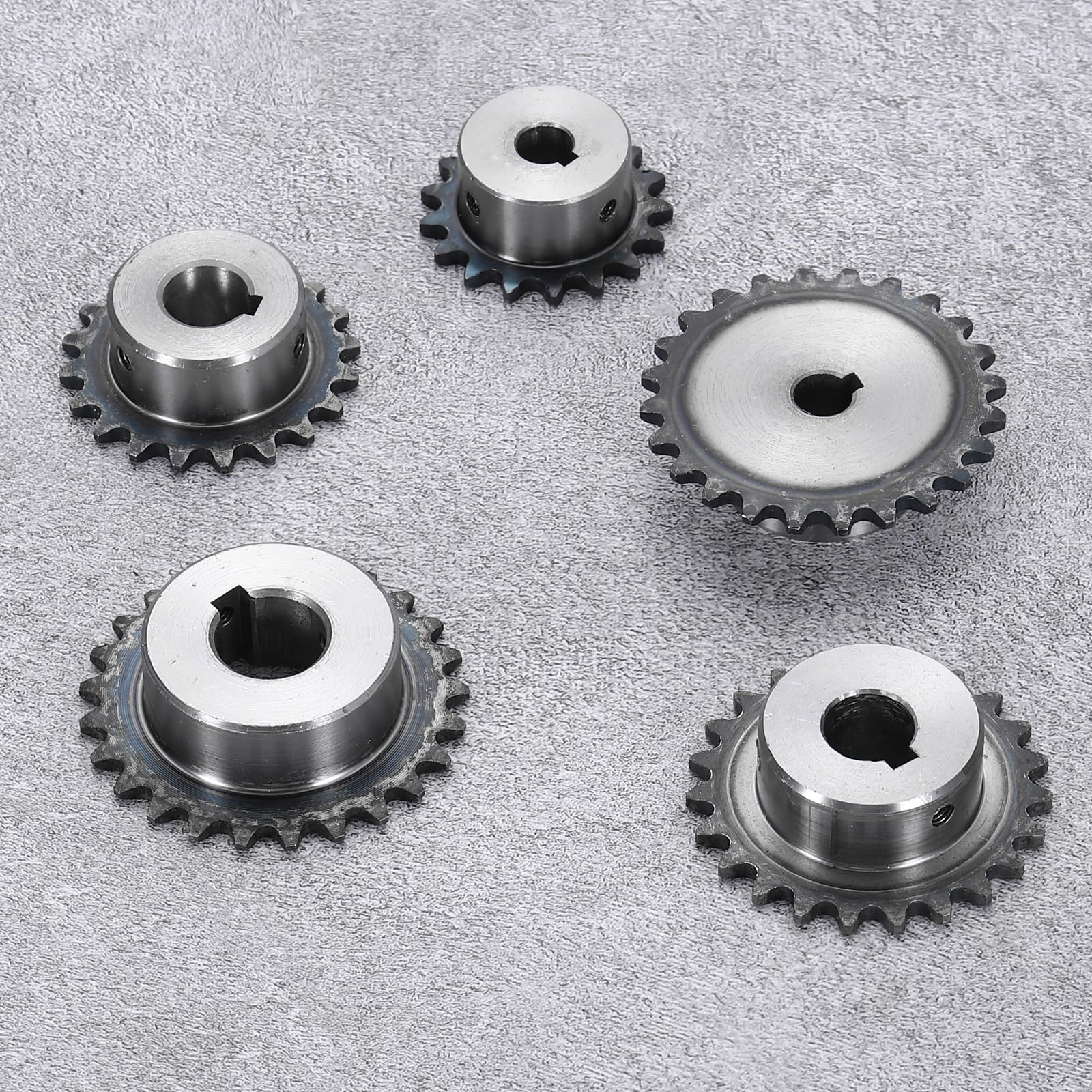 uxcell #25 Chain Roller Sprocket 8mm Bore 37.5mm OD, 17 Tooth C45