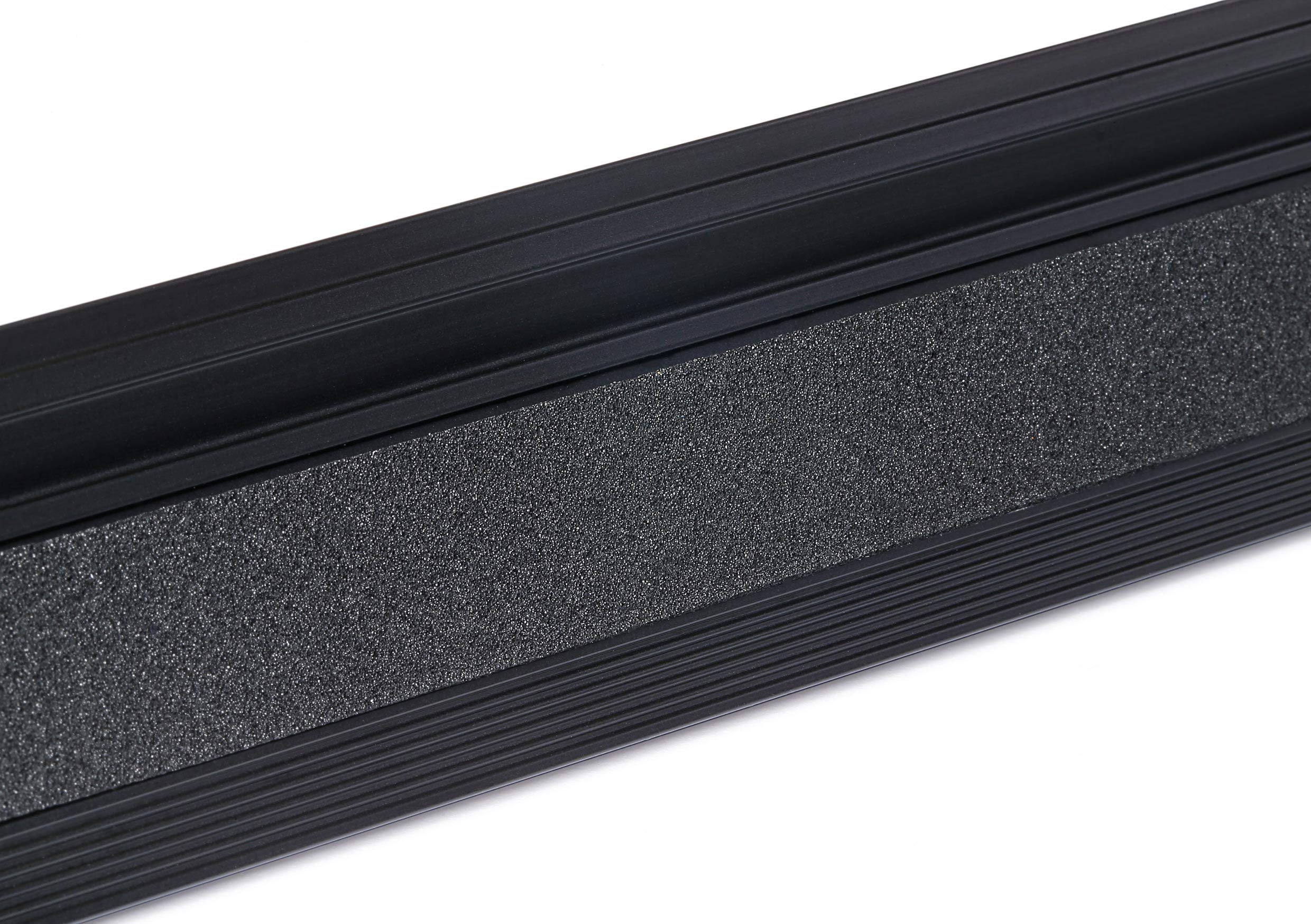 Dahle 10684 linijka tnąca (45 cm, z aluminium, wysoka listwa uchwytowa, antypoślizgowa) czarna