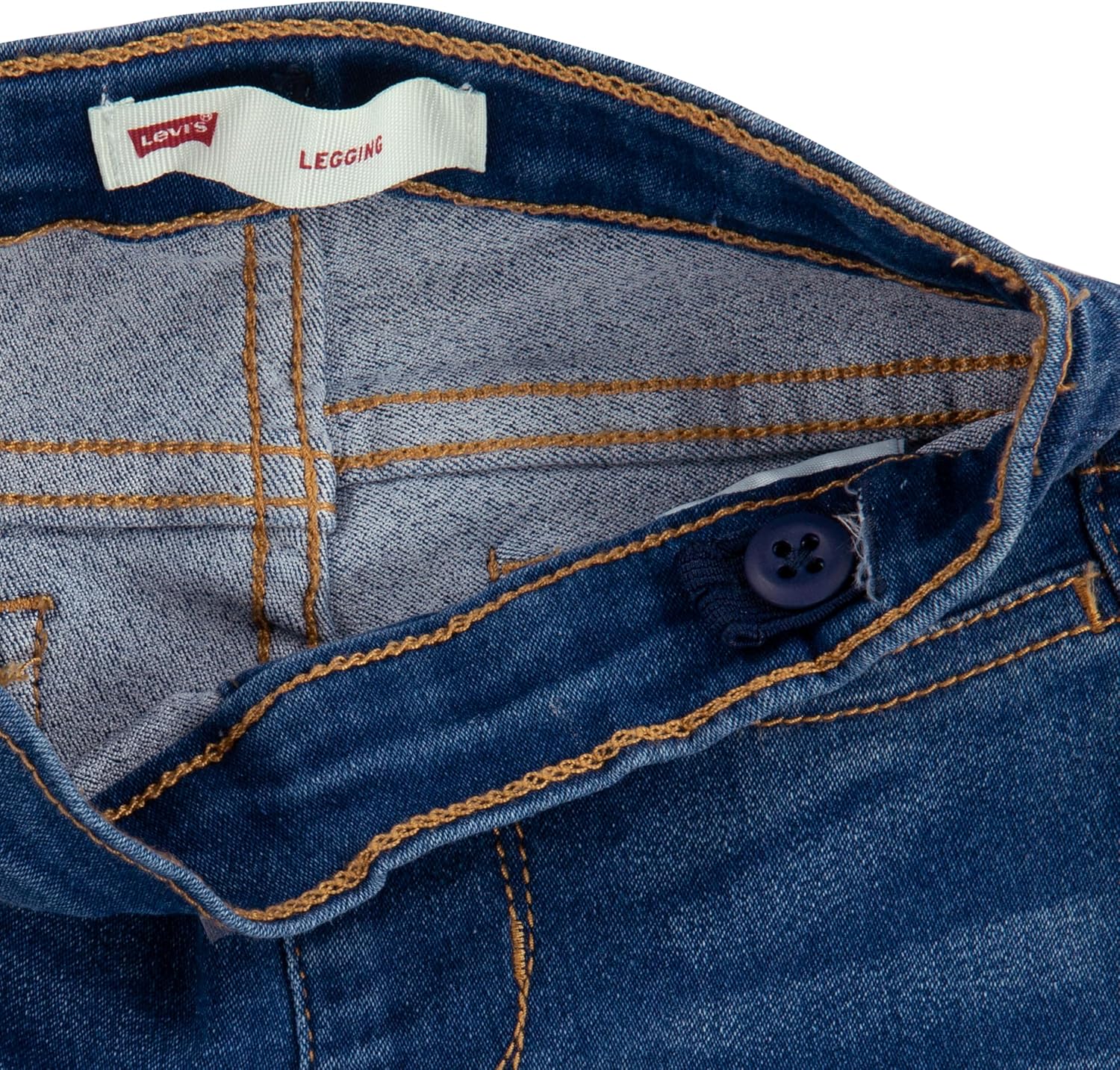 Levi's Girls' Skinny Fit Pull on Jeggings - Image 5