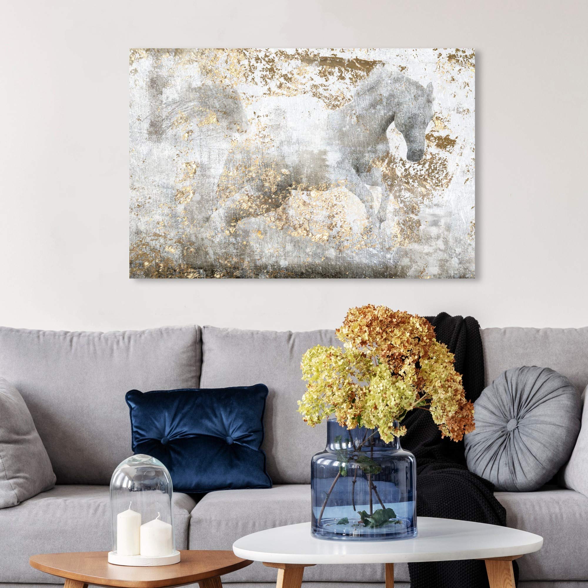 その他 Oliver Gal 91x61cm Running Equus Amazon.co.jp: Oliver Gal のRunning Equus | コンテンポラリー