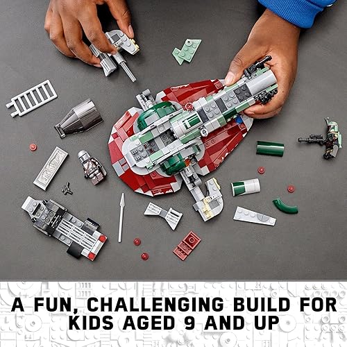 Miniatura 4 de LEGO Star Wars Boba Fetts Starship 75312 - Juego de juguetes de construcción para niños niños y niñas a partir de 9 años 593 piezas