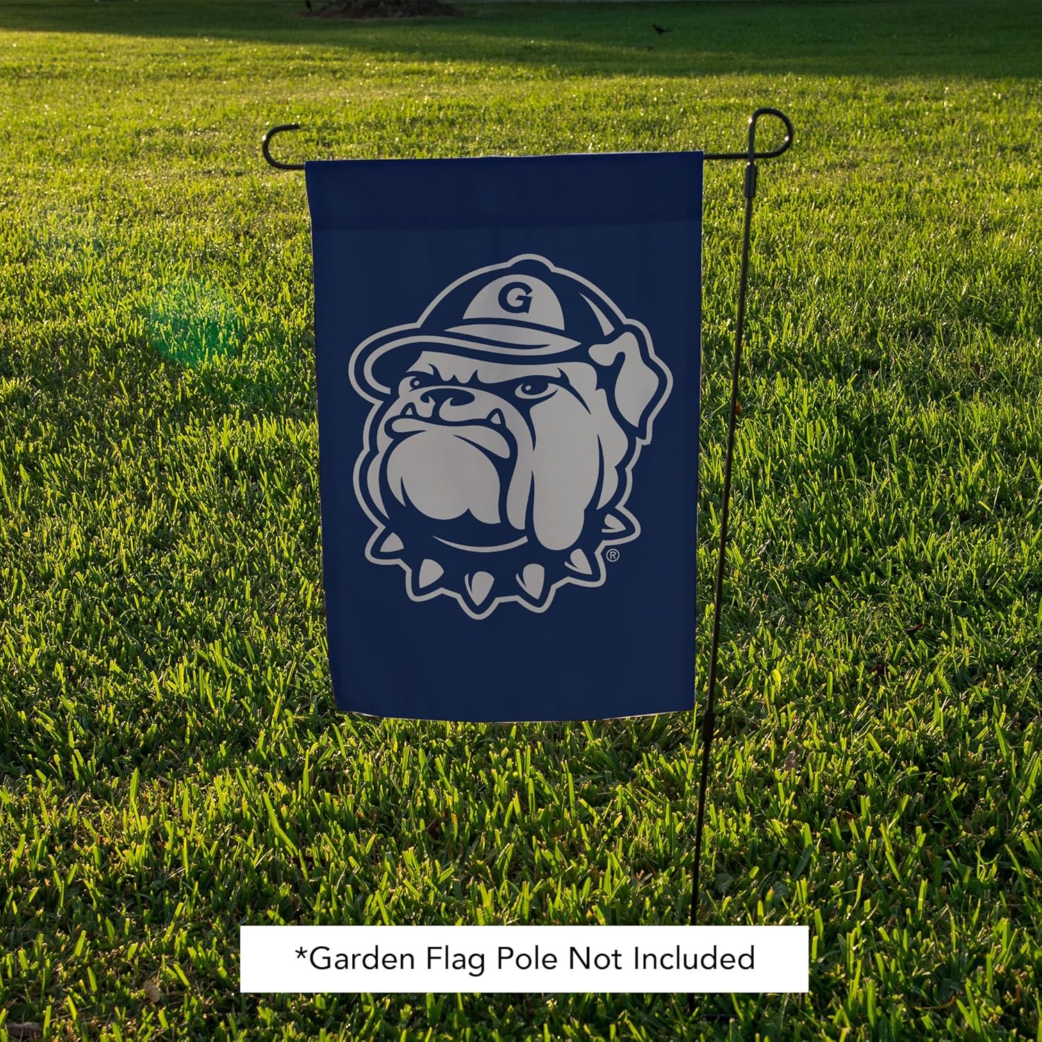 Desert Cactus Georgetown University GU Garden Flag – 19 x 12 inch Georgetown Hoyas Banner, For Outdoor Display and Events (Design H)