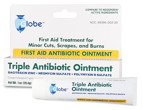 Miniatura 8 de Globe Paquete de 12 pomadas antibióticas triples de primeros auxilios, 1 oz, ungüento antibiótico de primeros auxilios, protección contra