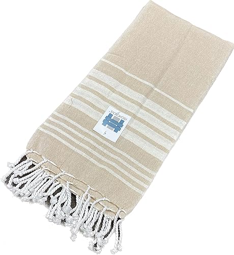 Miniatura 2 de Highgrove - Cancun - Manta - 100% algodón - 76 x 35 pulgadas + flecos, importada, ligera para todas las estaciones, peso 1.0 libras