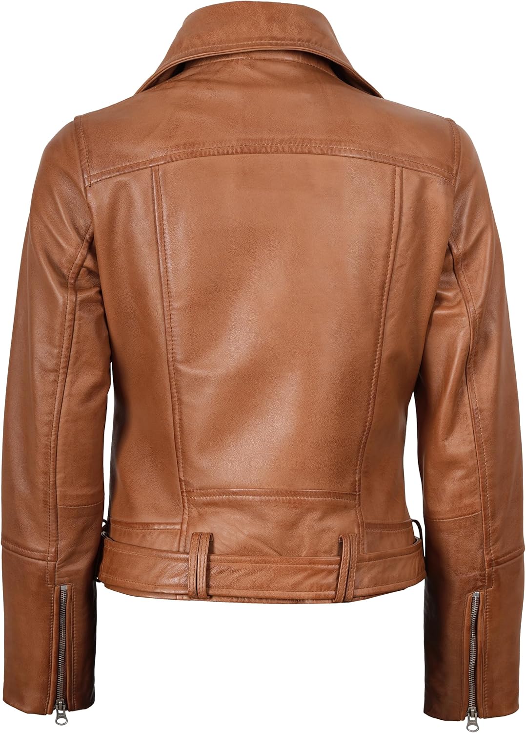Decrum Women Leather Jacket – Real Lambskin Stylish Leather Jackets for Women - Image 4