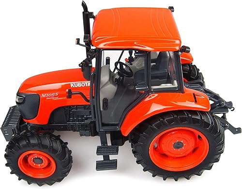 Miniatura 3 de Universal Hobbies Kubota Tractor m108s Escala 132 Naranja