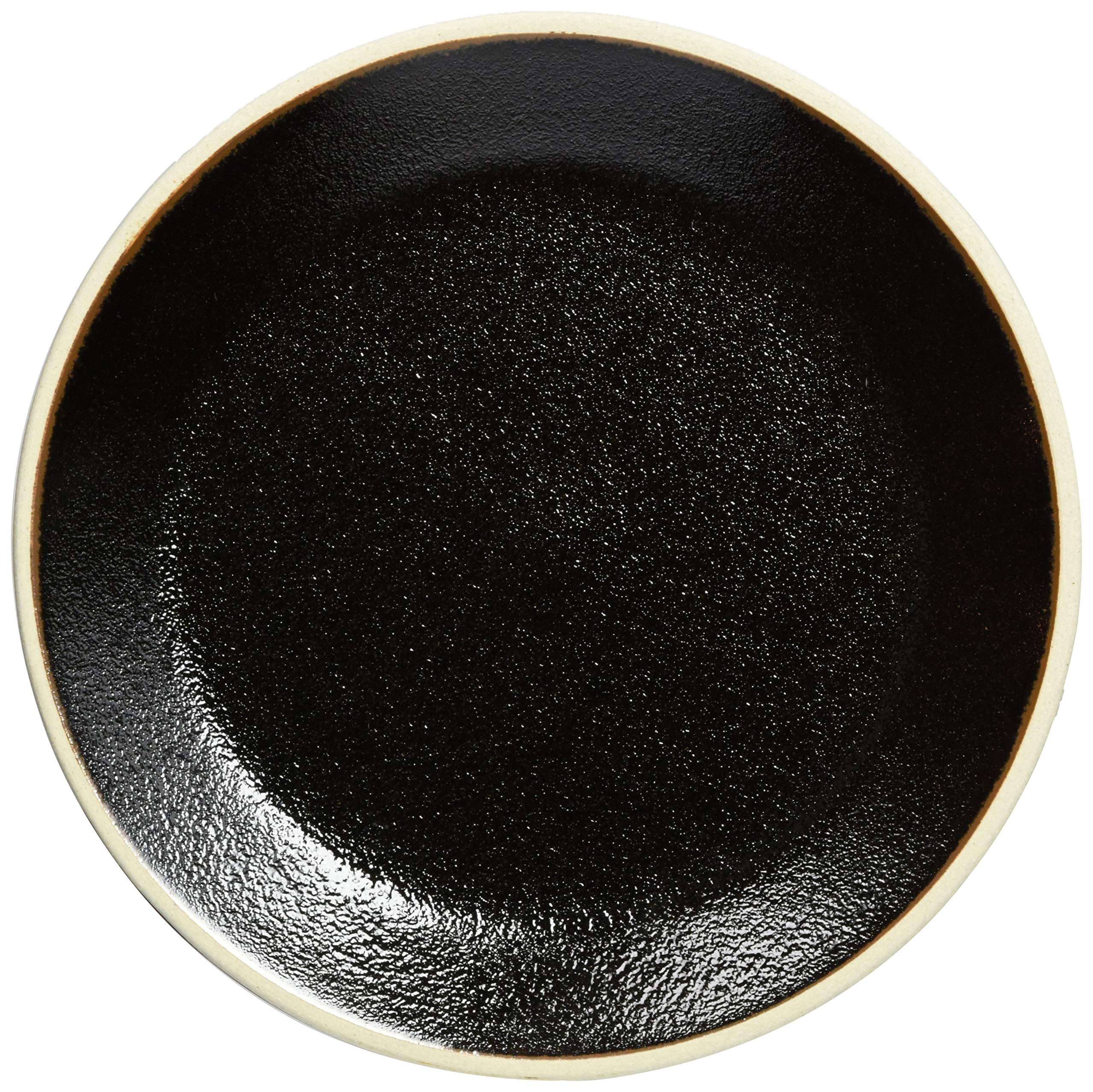 益子焼　黒釉大皿 益子焼 黒釉 大皿