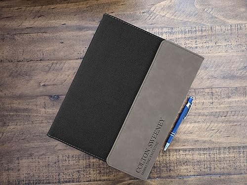 Miniatura 5 de Cartera personalizada. Regalos profesionales de negocios. Padfolio personalizado. Carpeta organizadora de cartera de negocios corporativos. Soporte