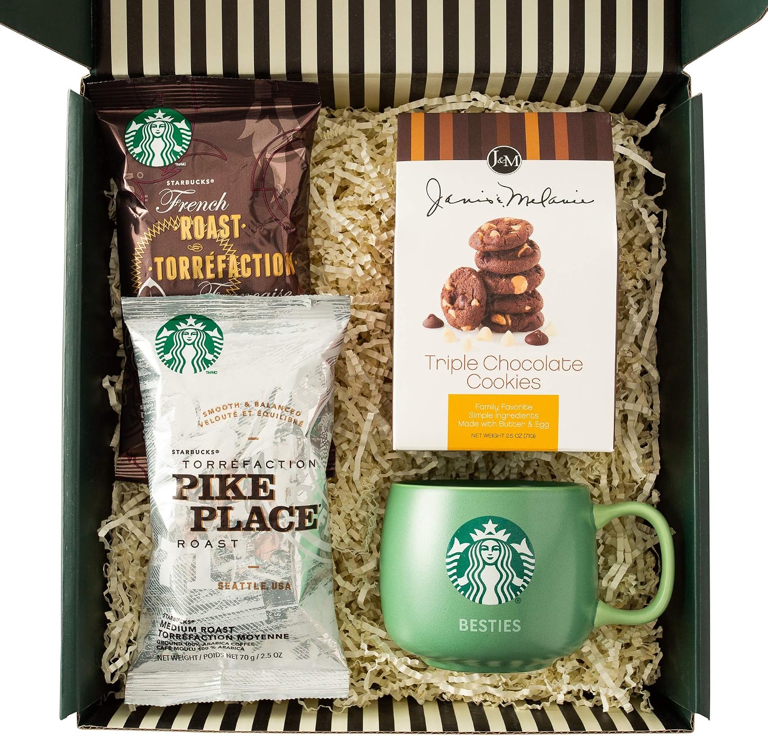 Starbucks Friendship Gift Box with Greeting Card, 5 Piece Set