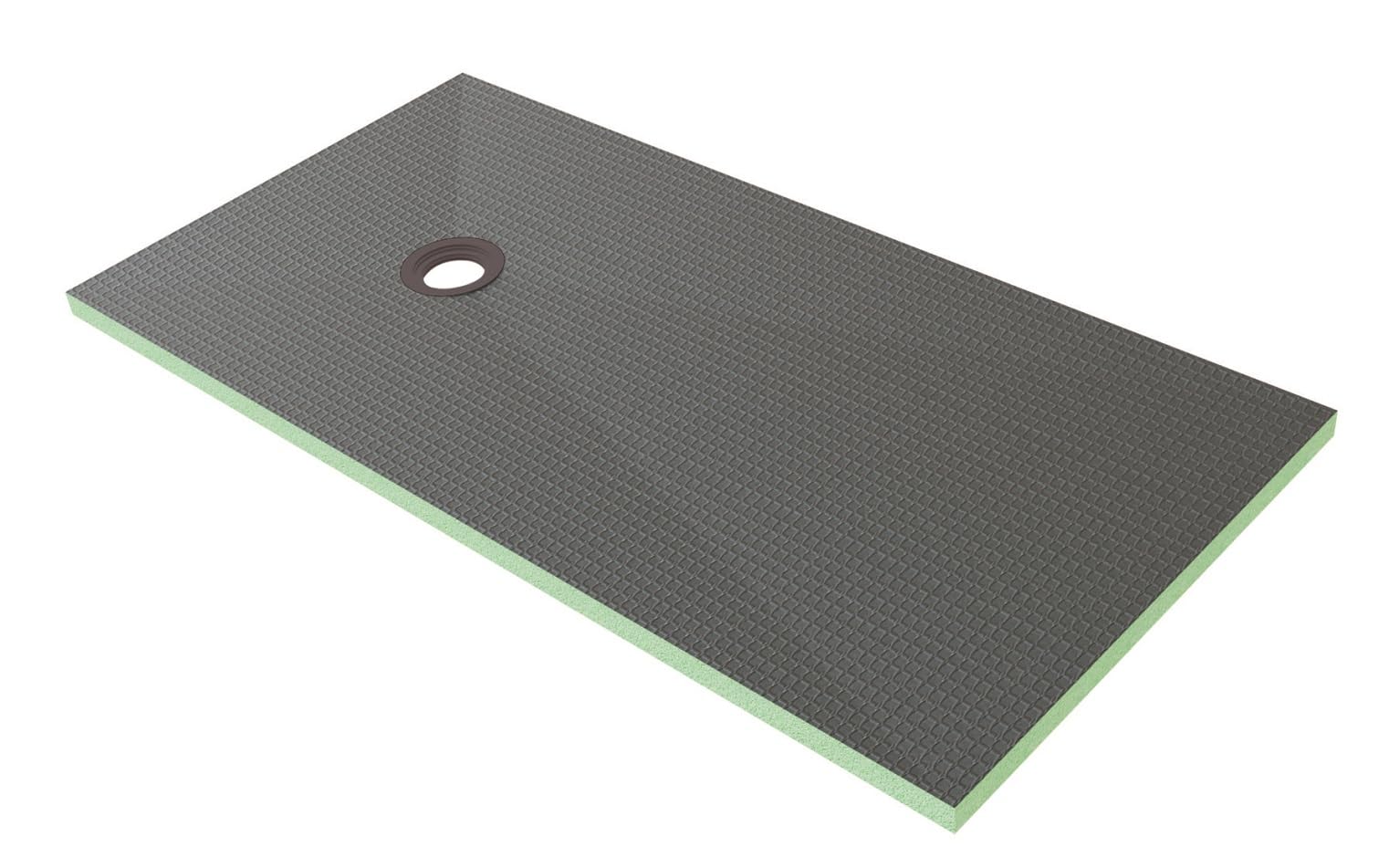 Receveur de douche recoupable sur mesure - 160 x 80cm - Ép.40mm - receveur de douche à carreler avec kit étanchéité