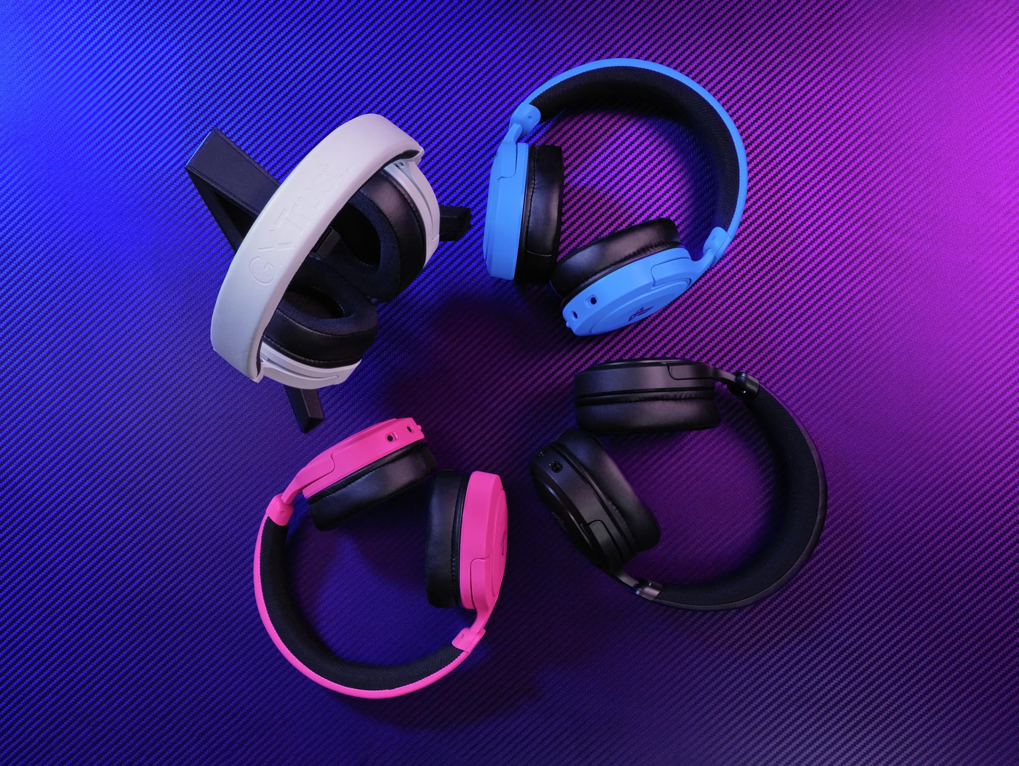 GXTrust 498B Forta Słuchawki Gamingowe PS5 / PS4, Licencja PlayStation 5, Kabel 1.2m, Przetworniki 50mm, Audio 3D, Odpinany Mikrofon, Przewodowy Zestaw Słuchawkowy Wokółuszny, Niebieski
