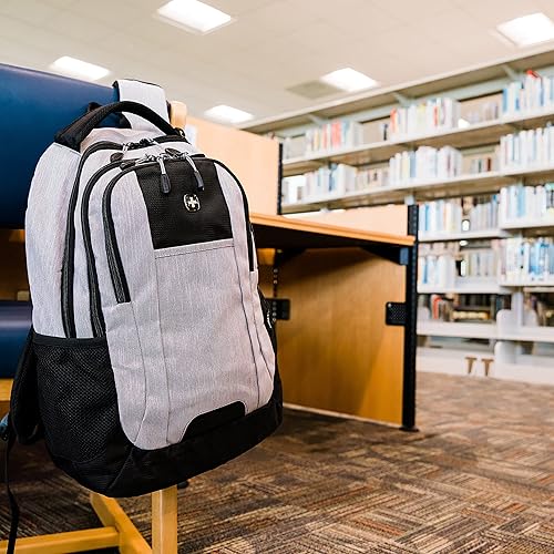 Miniatura 7 de Mochila SwissGear Cecil, Heather Gray), 5505402419