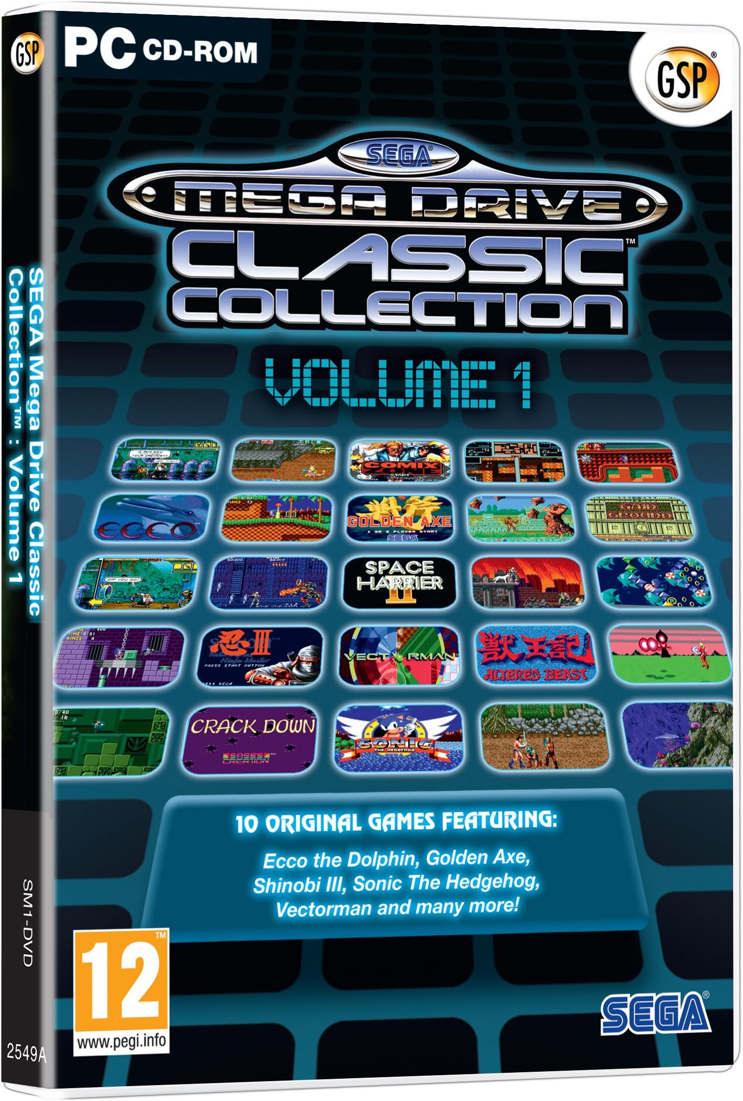 SEGA MegaDrive Collection 1 (PC DVD)