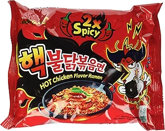Hek Buldak Extra Spicy Roasted Chicken Ramen Nuclear Edition 10 Pack