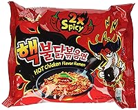 Vista 10 de Samyang sabor a pollo picante Buldak Ramen 3X Noodles instantáneos de pollo picante