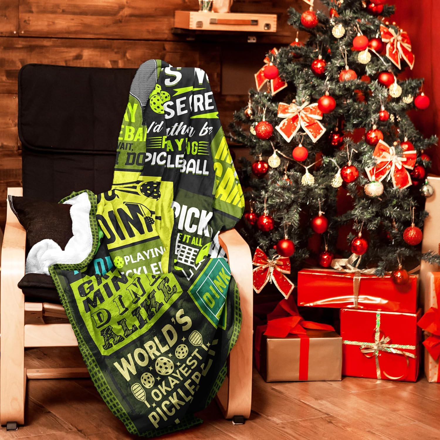 Pickleball Gifts, Pickleball Gifts for Women Men, Gift for Pickleballs Lovers, Funny Pickleballs Gift Blanket, Pickle-Ball Accessories Presents for Women Unique Blankets 50"X60" - Image 7