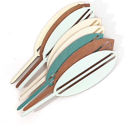 Miniatura 6 de Boompa Decoración de madera para tartas – Exquisita decoración de pastel de cumpleaños con temática de surf – 8 piezas de decoración para cupcakes –