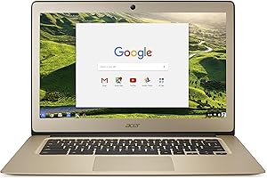 Acer Chromebook 14: Captivating Gold Laptop with Power and Style