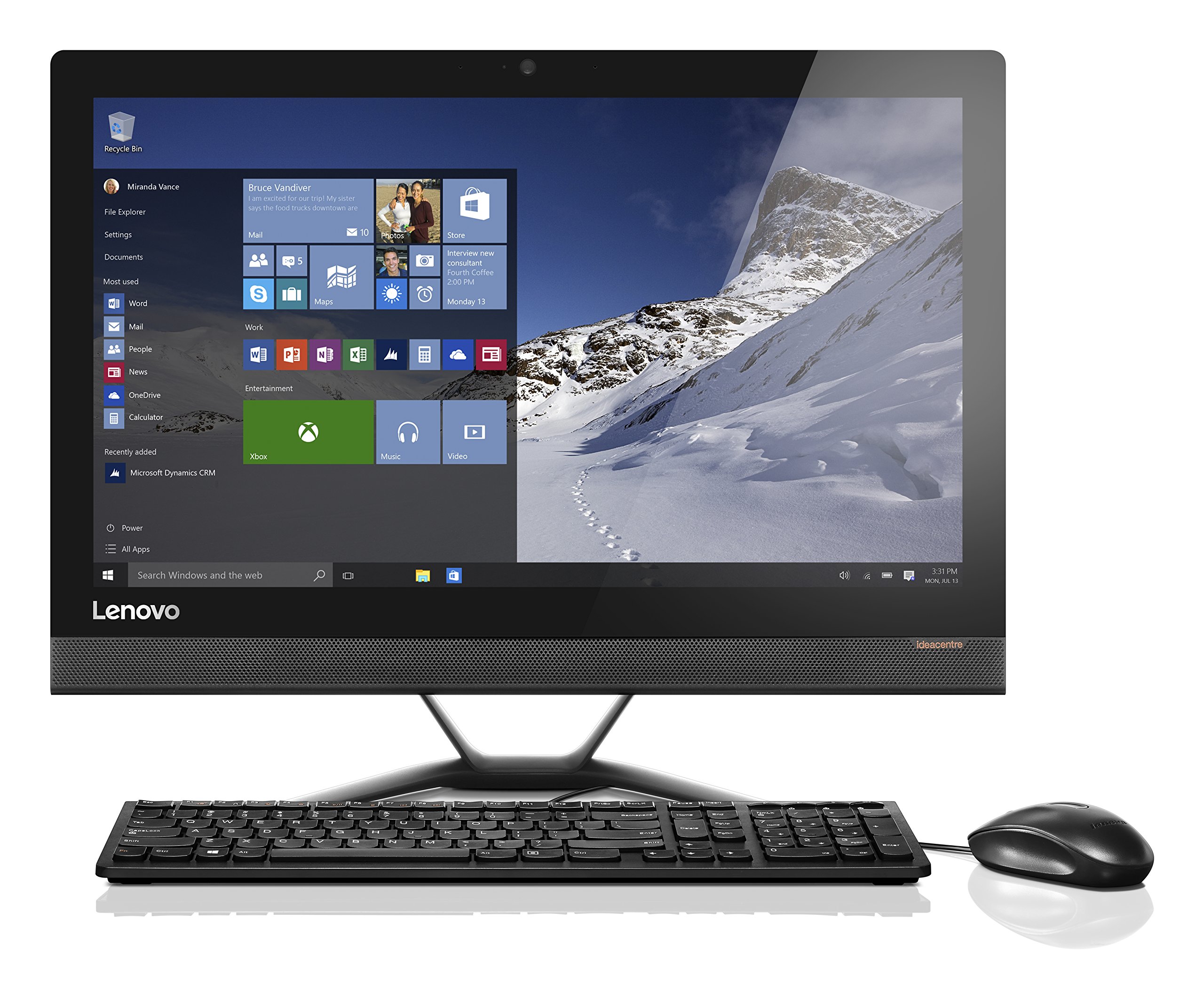 Lenovo ideacentre AIO 300-23 polegadas FHD All-in-One (Intel Core
