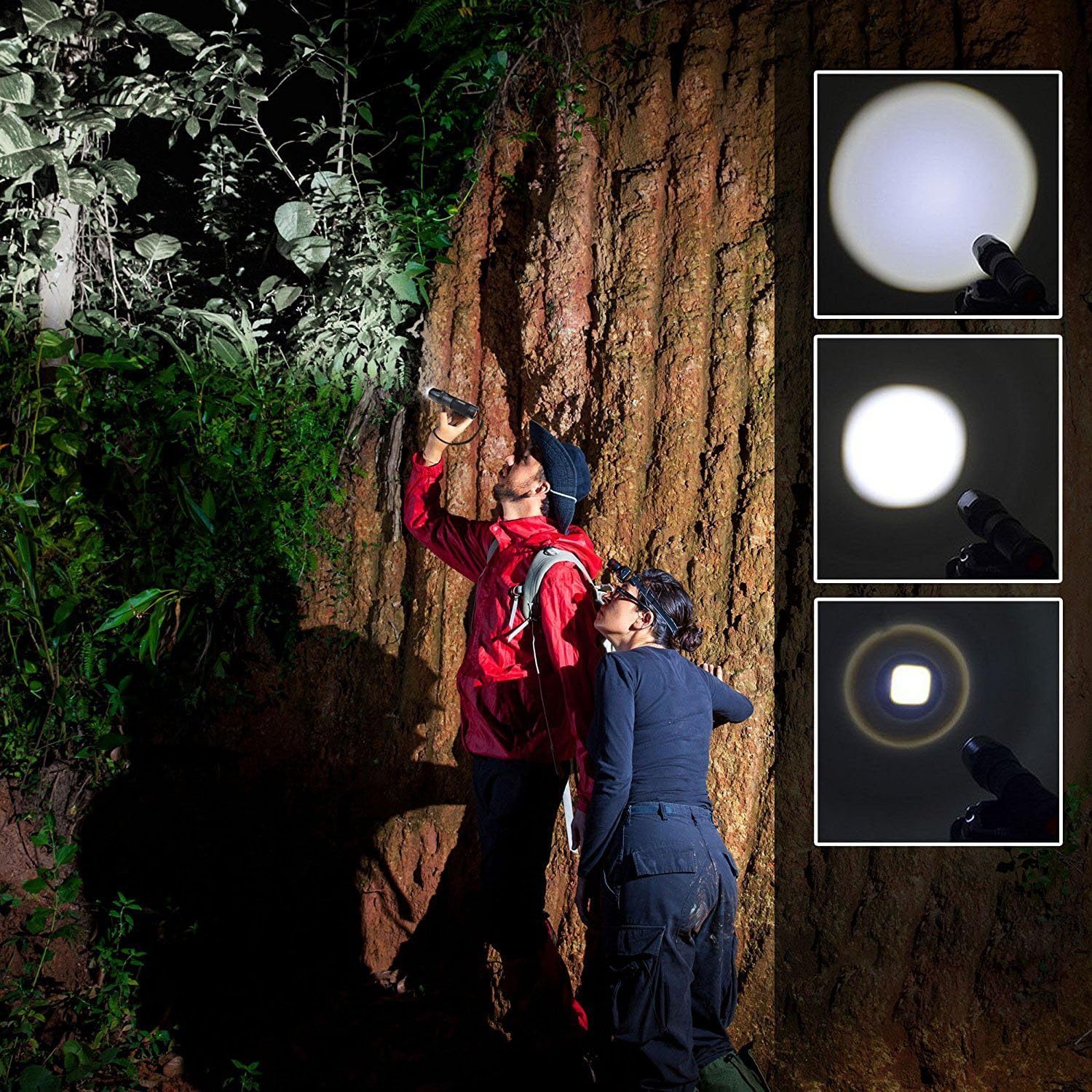 Tactical Flashlight Adjustable Camping Emergency Image