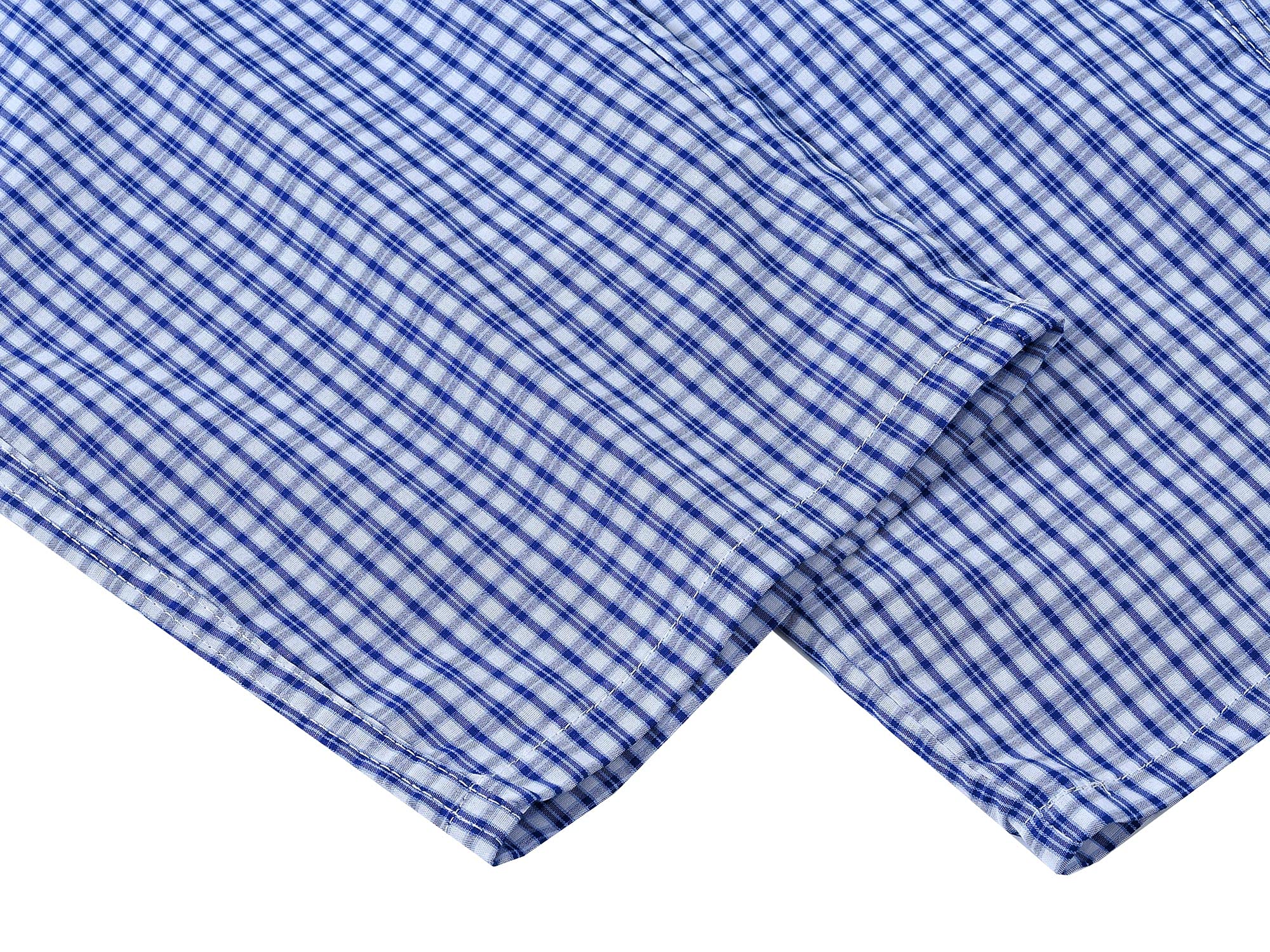 MoFiz Hombre Pantalones de Pijama Algodón Salón a Cuadros Pijama Larga Casual Patalones acon Bolsillos