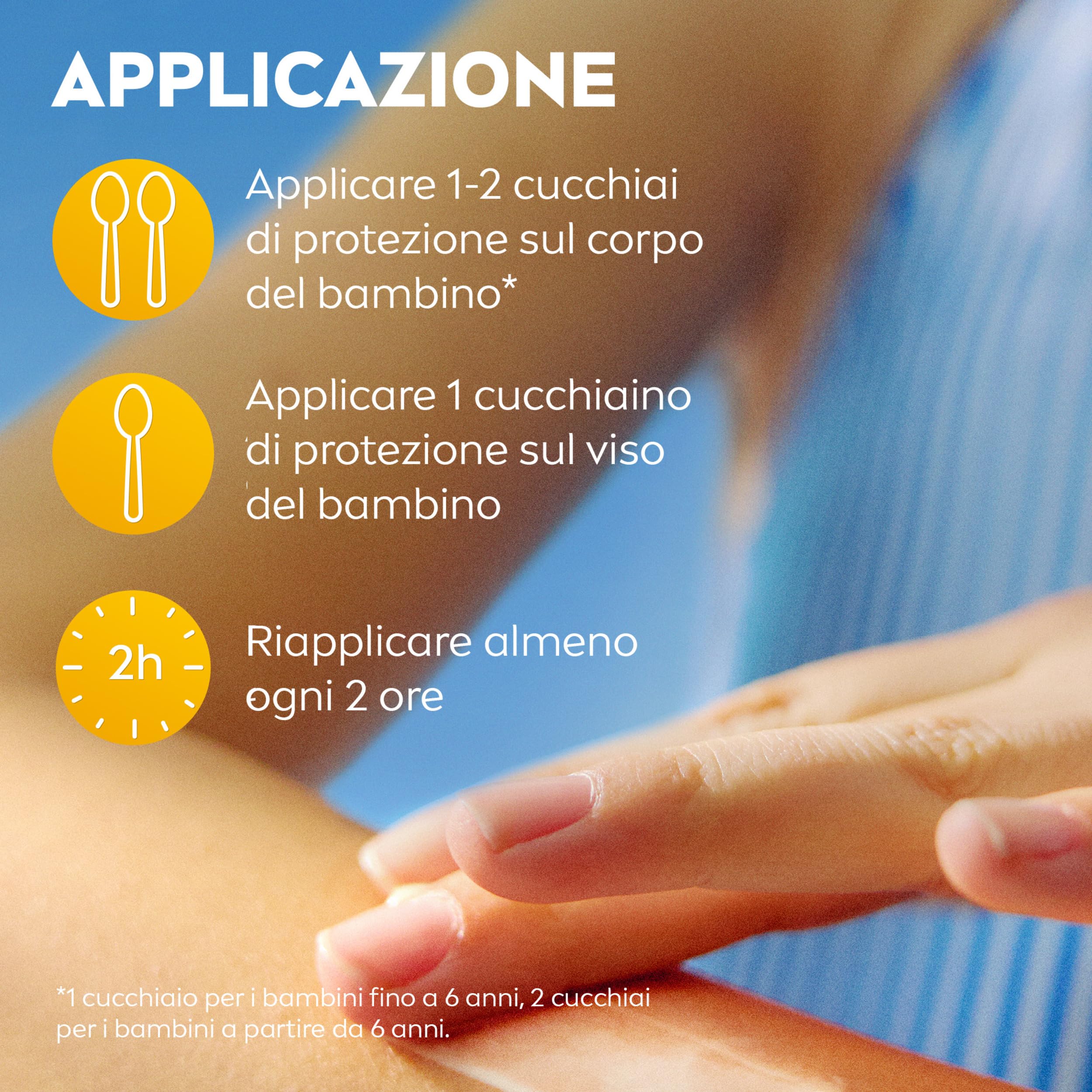 NIVEA SUN Kids Protect & Care SPF 50+ 200 ml, Crema solare 50 bambini 3+ anni per la pelle delicata, Protezione solare 50 bambini extra resistente all'acqua e al sudore con Pantenolo, Vitamina C & E