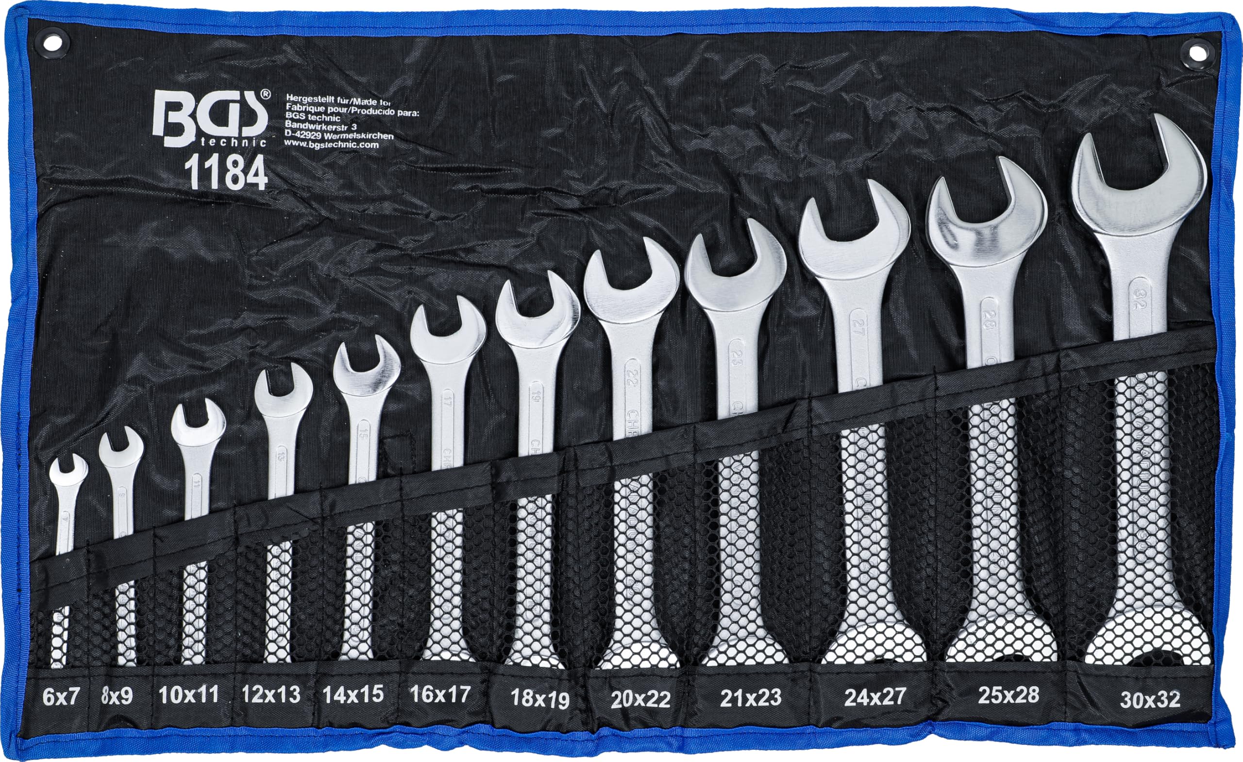 Trousse De 6 Clés à Tuyauter Métriques - 8 à 24 Mm