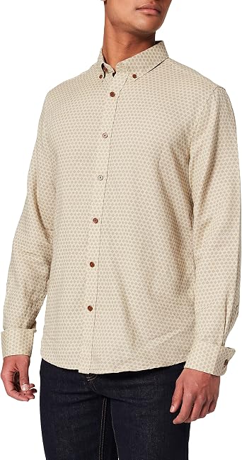 Springfield Camisa Estampada Hombre: Amazon.es: Ropa