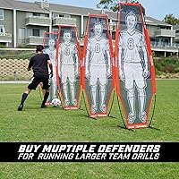 Vista 3 de GoSports Maniquí de entrenamiento XTRAMAN para defensor de fútbol