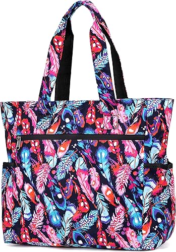 Miniatura 2 de Bolsa de mano de nylon grande ligera para gimnasio senderismo picnic viajes playa impermeable bolsas de mano