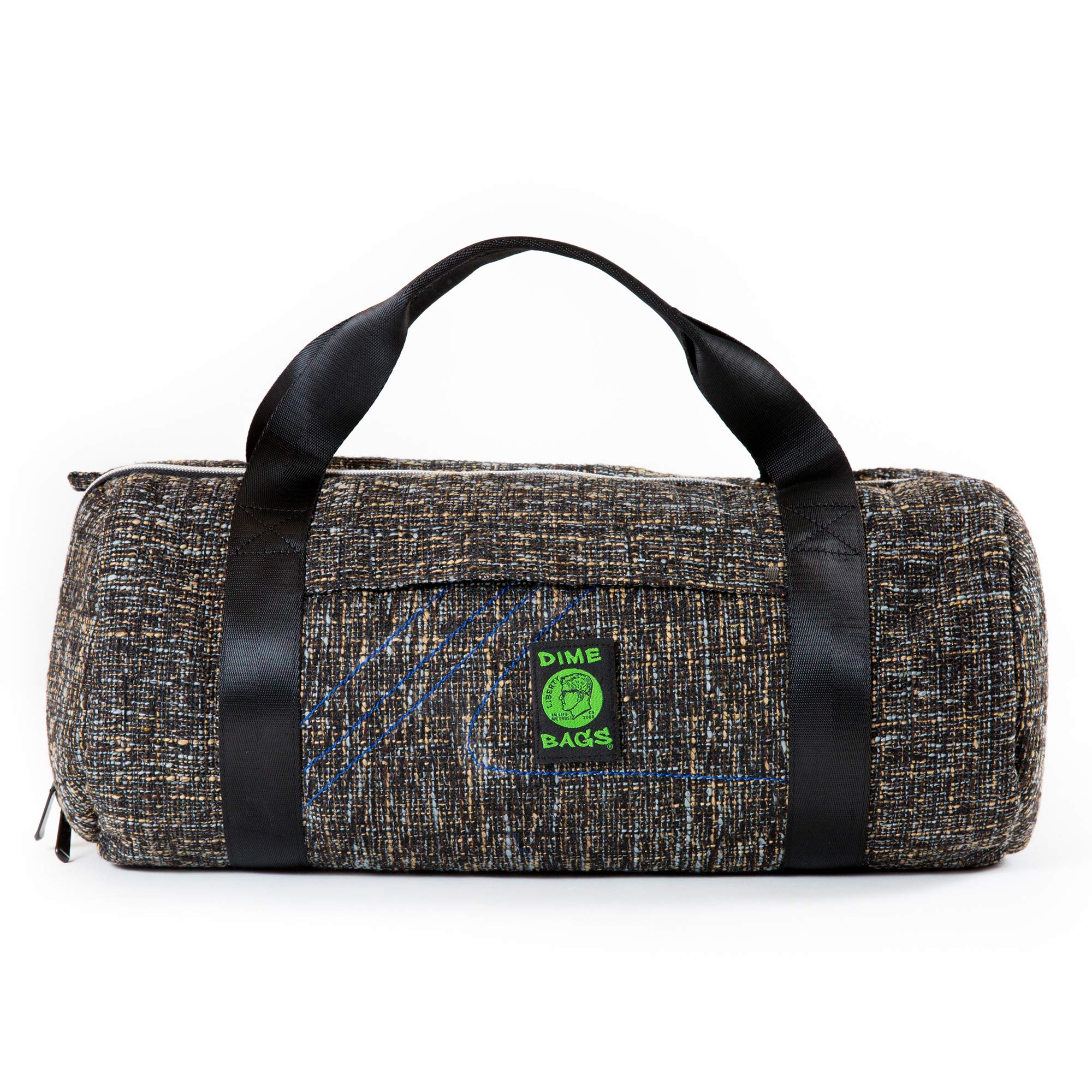 Dime Bags Padded Duffle Tube, Hemp Gear Bag with Heavy Padding for Glass, Electronics, Travel & Storage, With Exterior/Interior Pockets & Durable