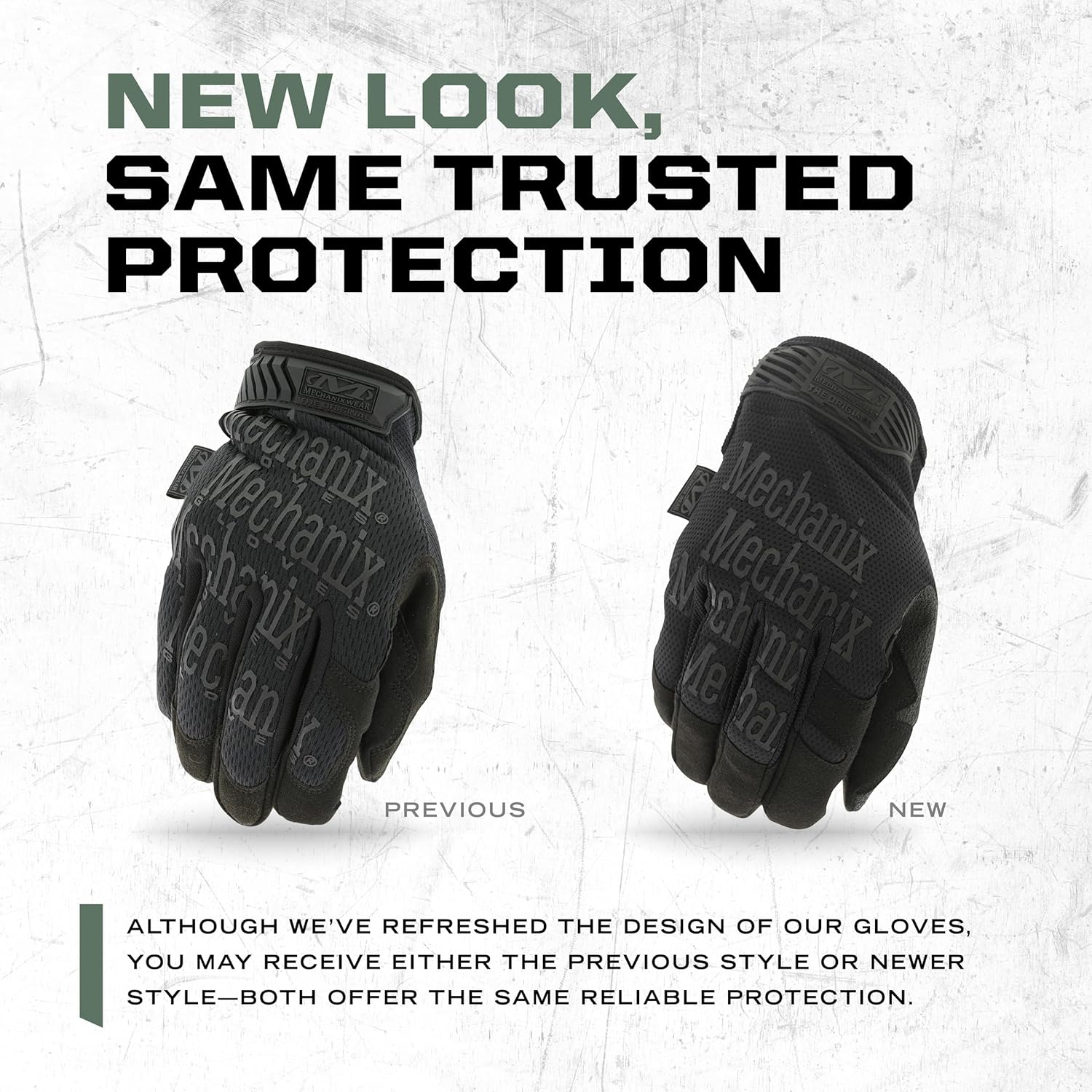Mechanix Wear Original Tactical Glove - High Performance Anti-Slip Grip Safety Gloves - Impact Resistant & Touchscreen Capable - Small - Covert Black