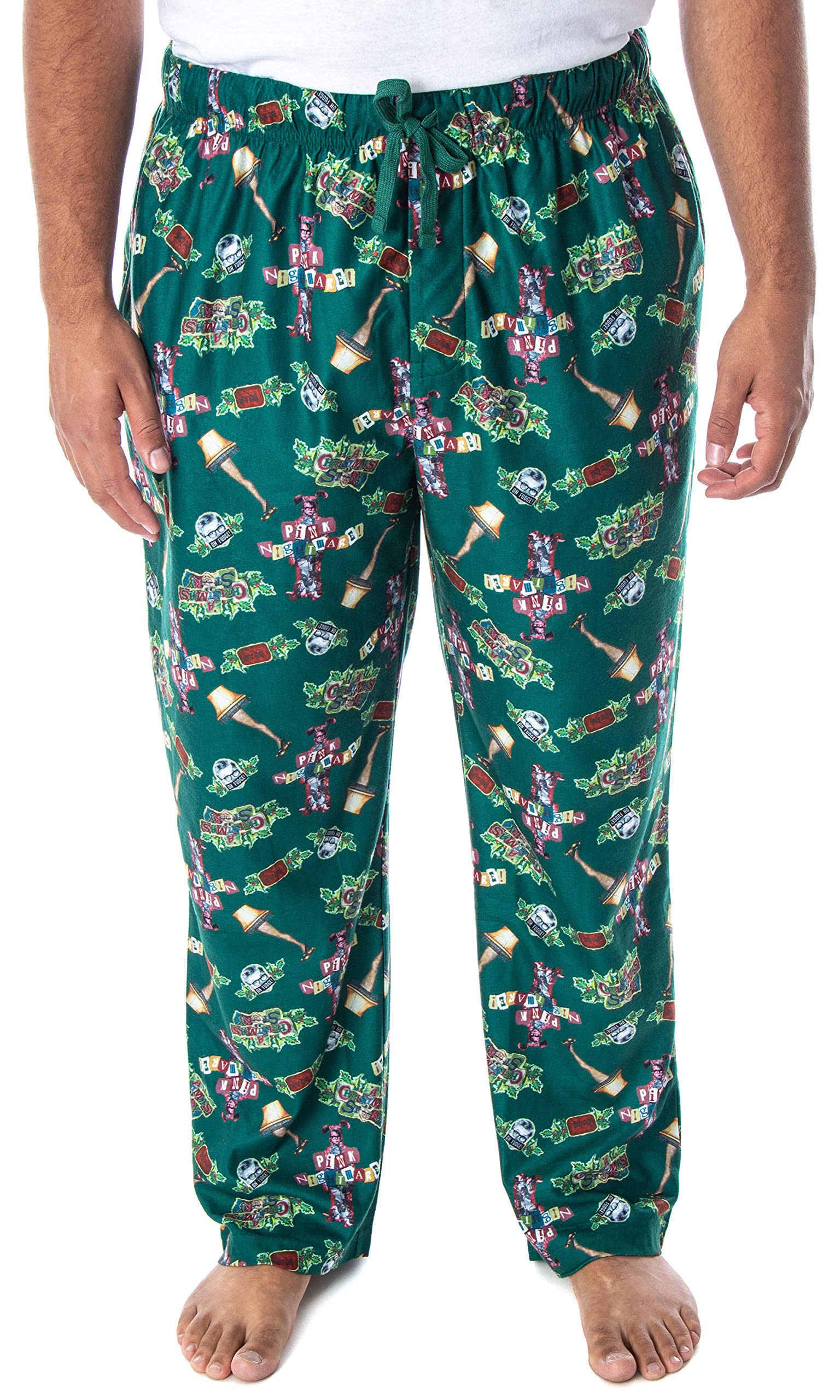 A Christmas Story Men's Movie Inspired Allover Print Design Lounge Sleep Pajama Pants-image-31
