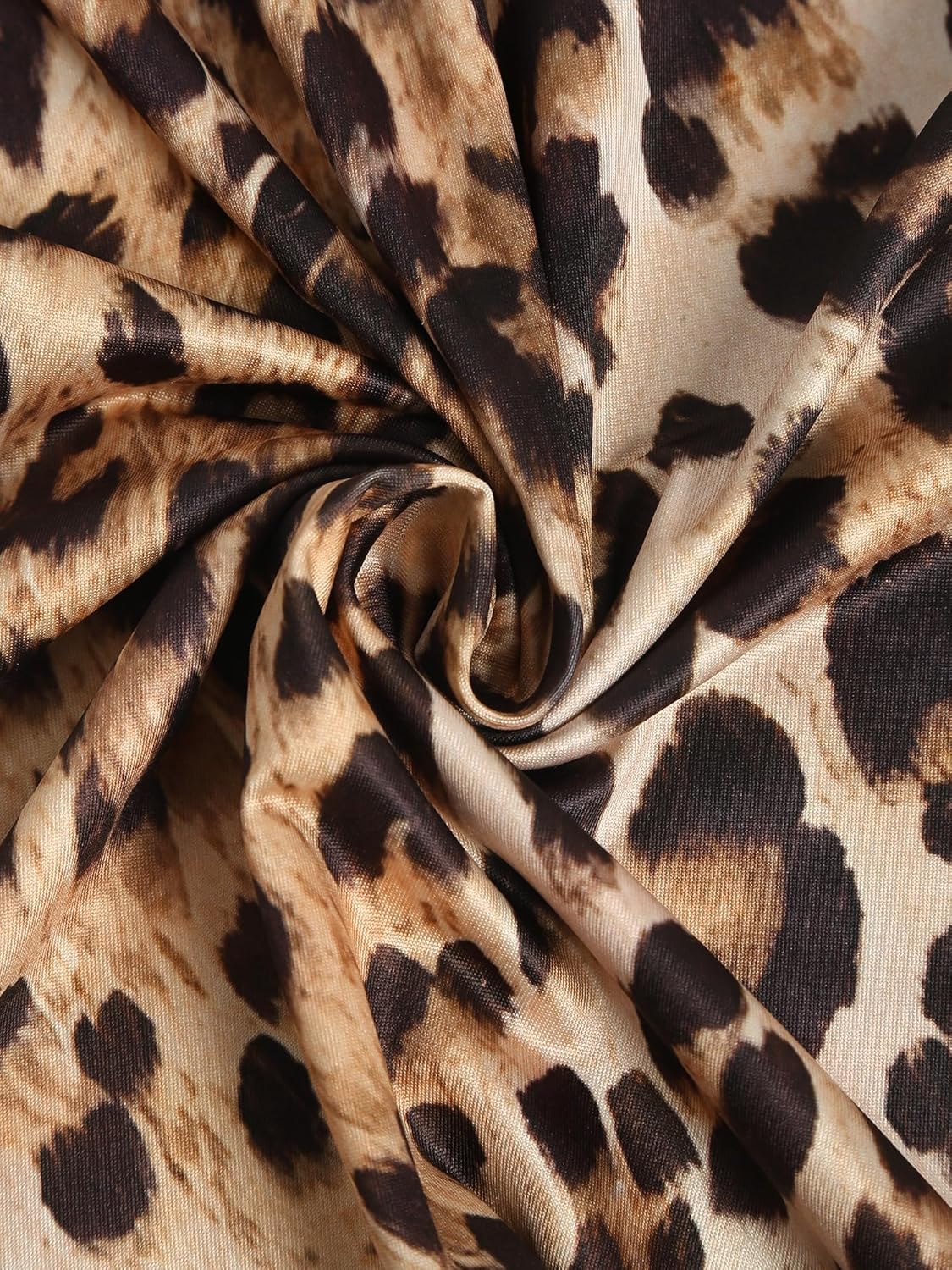 ZAFUL Women's Casual Wide Leg Elastic Band Tied Pants High Waisted Printed Palazzo Pants 2025 - Image 7