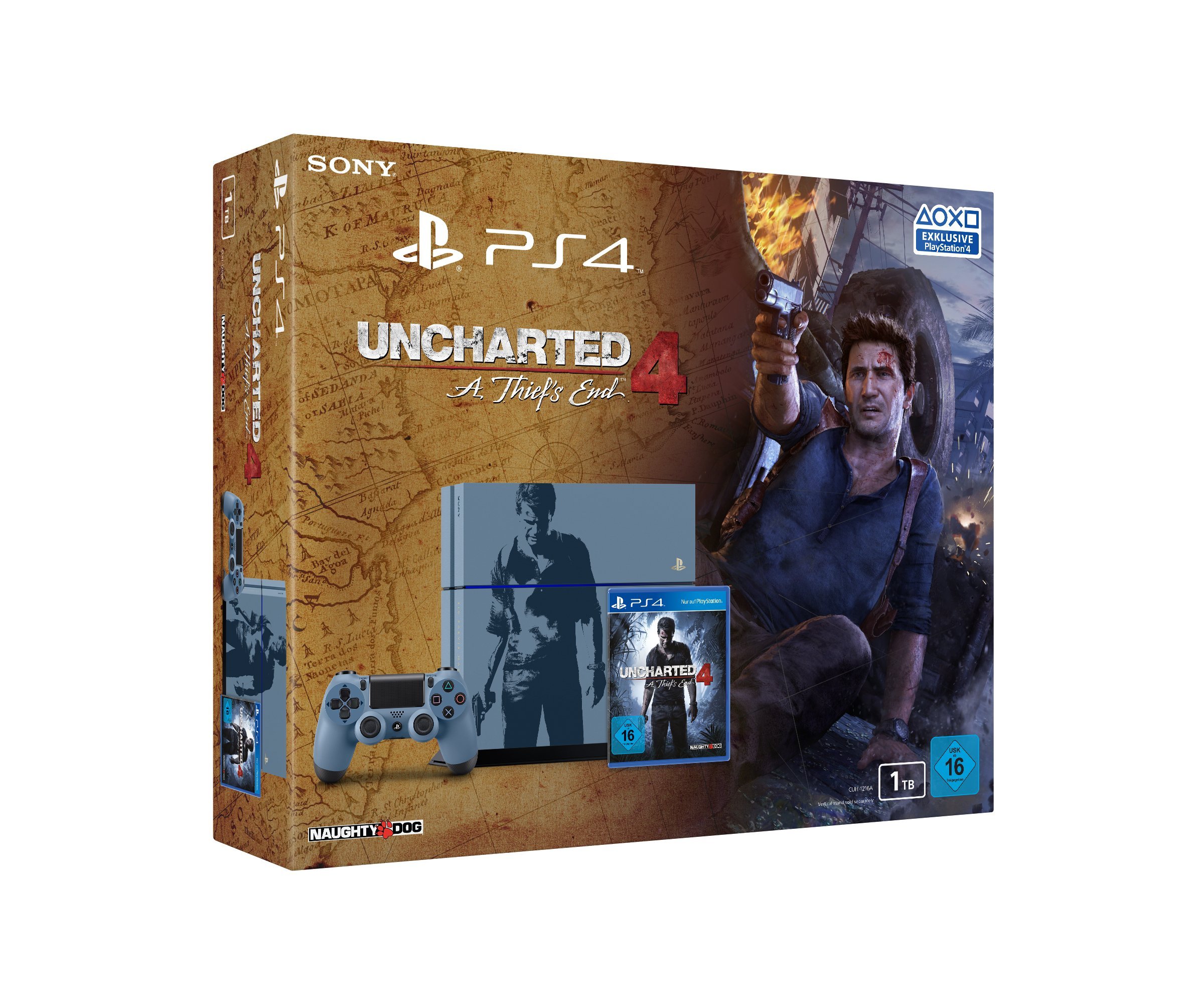 Sony PlayStation 4 1TB Limited Edition incl. Uncharted 4 - A
